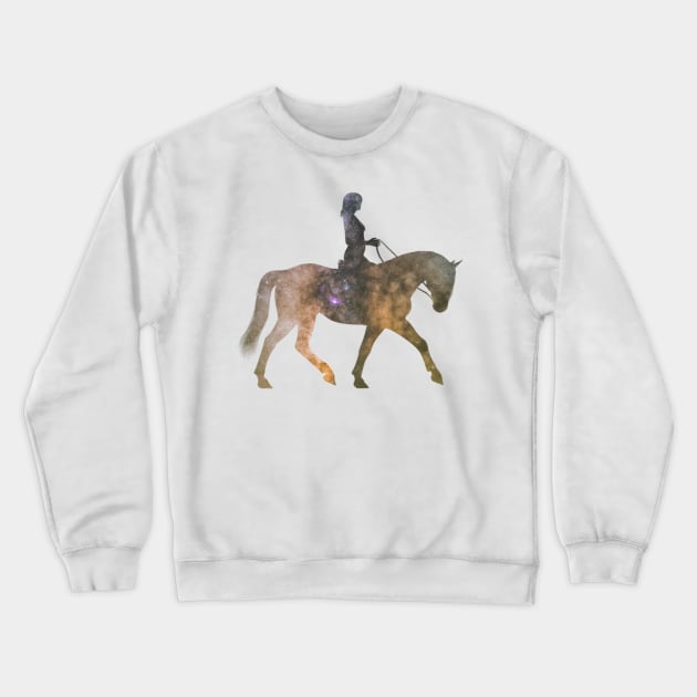 horse girl Crewneck Sweatshirt by Rudi T-Shirt